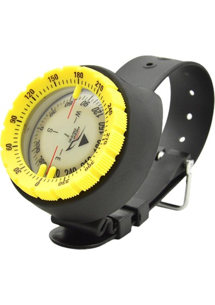 Sarı Stil Etkili Pusula Güçlü Yapı Abs Rahat Okuma Dış Mekan Için Su Geçirmez Dalış Pusula (Yurt Dışından)