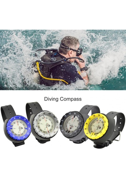 Sarı Stil Etkili Pusula Güçlü Yapı Abs Rahat Okuma Dış Mekan Için Su Geçirmez Dalış Pusula (Yurt Dışından) fırsatları
