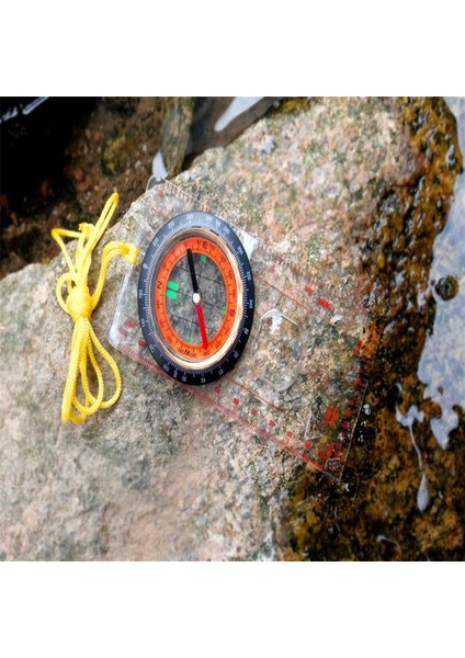 Profesyonel Taşınabilir Büyüteç Pusula Cetvel Ölçeği Izci Yürüyüş Kamp Tekne Gezisi Oryantiring Haritası (Yurt Dışından)