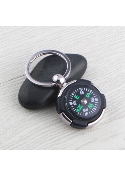 Mini Anahtarlık Pusula Taşınabilir Kamp Yürüyüş Cep Navigator Açık Survival Pusula Tırmanma Ekipmanları Arkadaşlara Hediye (Yurt Dışından)