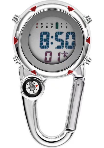 Siyah Stil Çok Fonksiyonlu Karabina Izle Elektronik Bel Cep Sırt Çantası Izle Aydınlık Doğa Sporları Pusula Izle (Yurt Dışından) modelleri