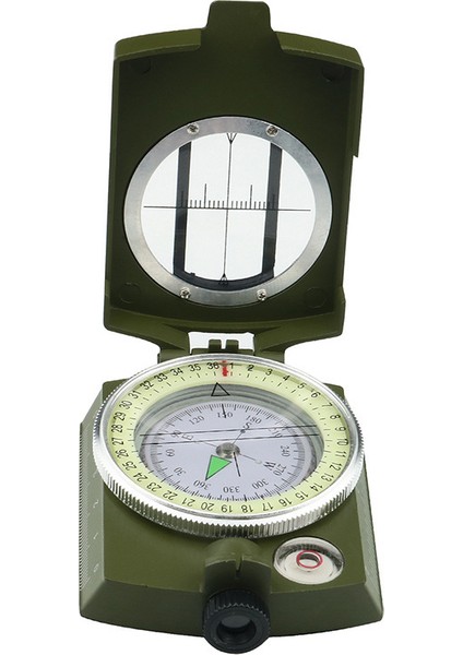 Yüksek Hassasiyetli Amerikan Pusulası Çok Fonksiyonlu Askeri Yeşil Pusula Kuzey Pusulası Dış Mekan (Yurt Dışından)