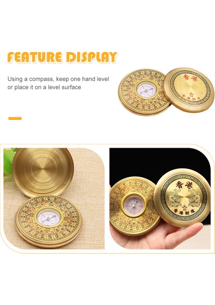 Altın Tarzı Refah Şekil Çin Servet Heykeli Yönlü Manyetik Compaese Servet Külçe Açık Pusula Taşınabilir Pusula (Yurt Dışından) modelleri