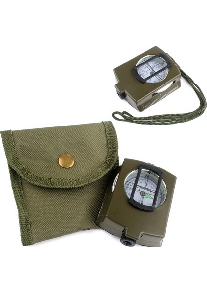 Çok Fonksiyonlu Açık Hava Ekipmanları Aydınlık Pusula Kamp Taşınabilir Pusula (Yurt Dışından)