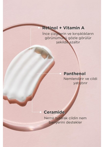 Vitamin A Glow Retinol Cream-Yaşlanma Karşıtı-Ton Eşitleyici-Aydınlatıcı-Leke Giderici 50 Ml