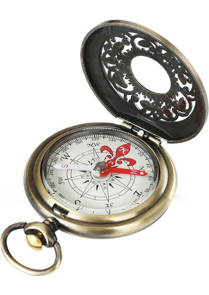 Bronz Tarzı Açık Yürüyüş Kamp Çocuk Hediyeler Için Vintage Bronz Pusula Cep Boyutu Pusula (Yurt Dışından)