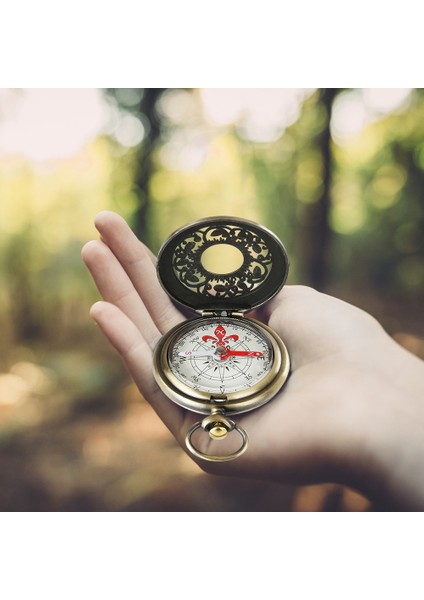 Bronz Tarzı Açık Yürüyüş Kamp Çocuk Hediyeler Için Vintage Bronz Pusula Cep Boyutu Pusula (Yurt Dışından) modelleri