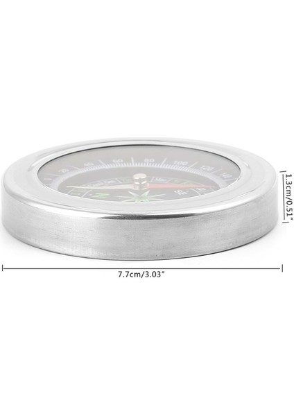 Cep Pusula Taşınabilir Pusula Yürüyüş Için Doğru Açık Hava Kamp Otomobil Tekneyle Sırt Çantasıyla Seyahat Hayatta Kalma Acil Durum (Yurt Dışından) fırsatları