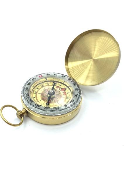 Ihtişam Tarzı Yüksek Li Pusula Yeni Dış Ortam Aracı Kamp Yürüyüş Taşınabilir Cep Pirinç Altın Rengi Bakır Çift Ekran Pusula Navigasyon (Yurt Dışından) fiyatları