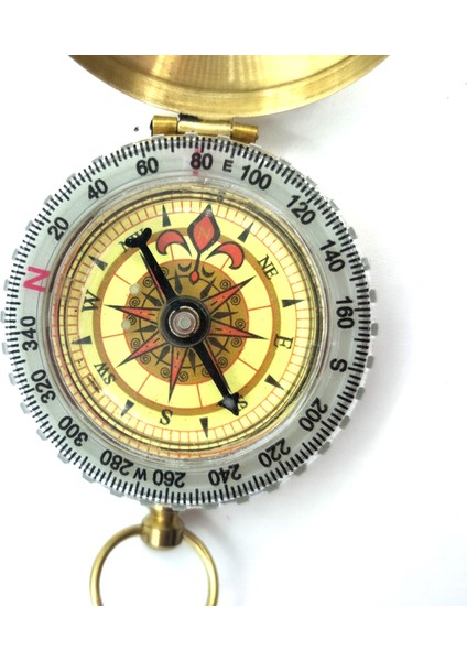 Ihtişam Tarzı Yüksek Li Pusula Yeni Dış Ortam Aracı Kamp Yürüyüş Taşınabilir Cep Pirinç Altın Rengi Bakır Çift Ekran Pusula Navigasyon (Yurt Dışından) fırsatları