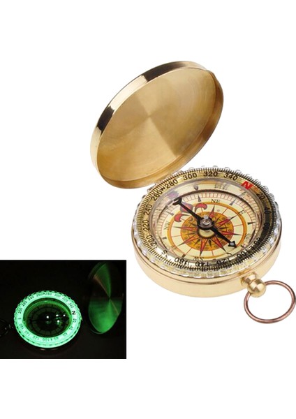 Kamp Kapaklı Pusula ile Aydınlık Cep Saati Pusula Taşınabilir Açık Çok Fonksiyonlu Metal Ölçüm Cetveli Aracı (Yurt Dışından) fiyatları