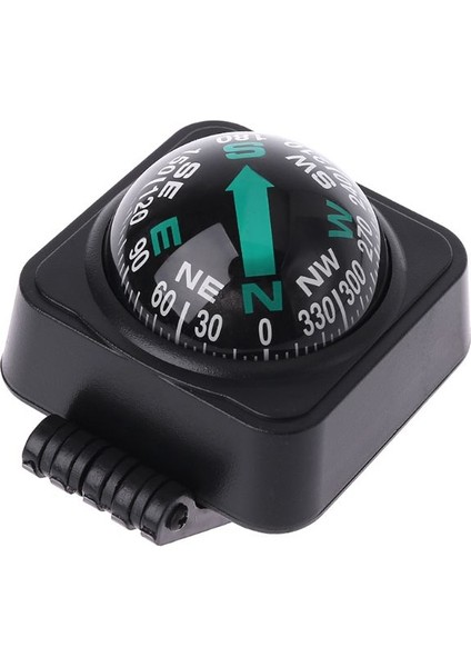 Siyah Stil Yeni Oto Araç Navigasyon Araba Pusula Topu Ayarlanabilir (Yurt Dışından)