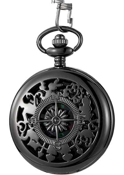 D Tarzı Hayatta Kalma Cep Saati Pusula Su Geçirmez Cep Pusula Zincirli Tekne Gezisi Için (Yurt Dışından)