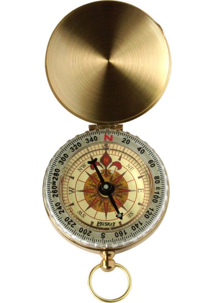 Pirinç Pusula Taşınabilir Narin Cep Saati Tarzı Açık Kamp Yürüyüş Altın Pusula Yeni Sırt Çantası Yürüyüş Mini Pusula (Yurt Dışından) modelleri