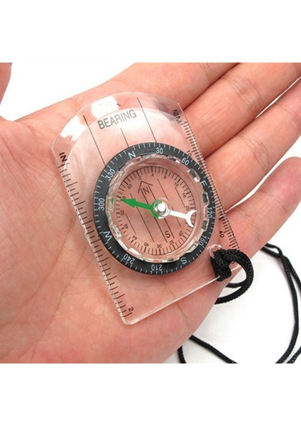 Plastik Pusula Açık Kamp Yürüyüş Şeffaf Pusula Orantılı Ayak Izi Seyahat Askeri Pusula Araçları Seyahat Kitleri (Yurt Dışından)