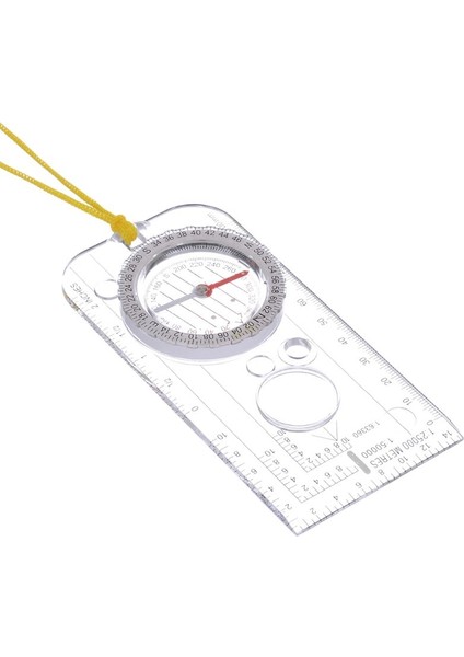 Çok Fonksiyonlu Çizim Cetveli Profesyonel Harita Ölçeği Kamp Navigasyon Pusula Açısı Cetvel Büyüteç (Yurt Dışından) fırsatları