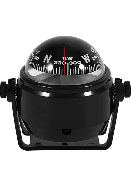 Siyah Stil Manyetik Sapma Ayar Fonksiyonuna Sahip Araç Kılavuz Bilyalı Pusulası, Arabalar, Karavanlar Için Uygun, Doğru Yön (Yurt Dışından)