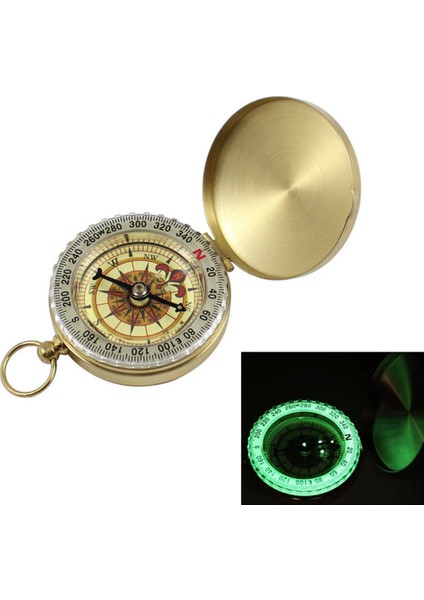 No.1 Stili Kamp Yürüyüş G50 Metal Pusula Aydınlık Açık Off-Road Çok Fonksiyonlu Pusula Anahtarlık Cep Saati Pusula (Yurt Dışından) fiyatları