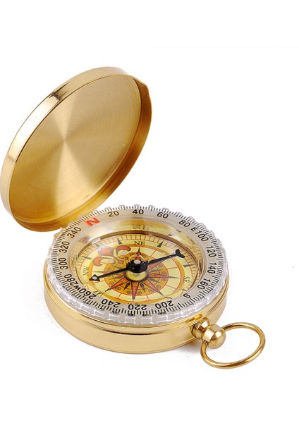 No.1 Stili Kamp Yürüyüş G50 Metal Pusula Aydınlık Açık Off-Road Çok Fonksiyonlu Pusula Anahtarlık Cep Saati Pusula (Yurt Dışından) modelleri