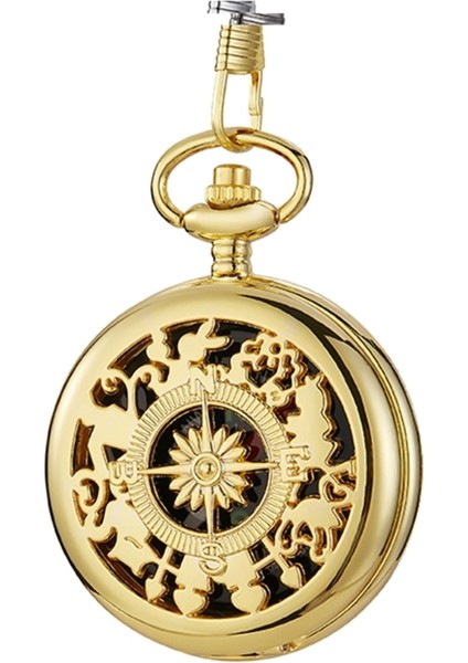 Bir Stil Hayatta Kalma Cep Saati Pusula Su Geçirmez Cep Pusula Zincirli Tekne Gezisi Için (Yurt Dışından)