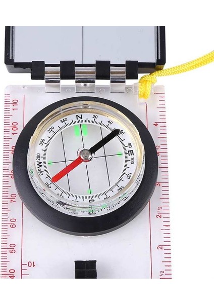 Beyaz Stil Açık Kamp Yürüyüş Aracı Için Haritalama Cetveli ve Ayna Acil Durum Kiti ile Çok Fonksiyonlu Pusula (Yurt Dışından) fırsatları