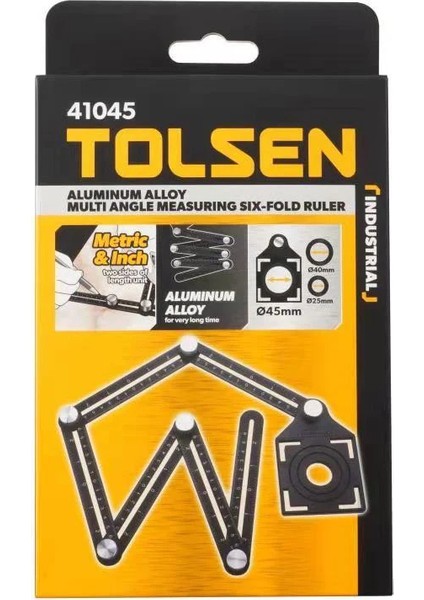 41045 Tolsen Alüminyum Alaşım Çok Açılı Ölçüm Çetveli modelleri