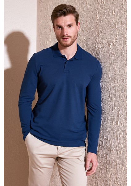 Pamuk Slim Fit Polo Yaka Sweat Erkek Sweat 5905707 fiyatları