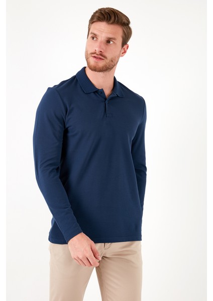 Pamuk Slim Fit Polo Yaka Sweat Erkek Sweat 5905707 modelleri