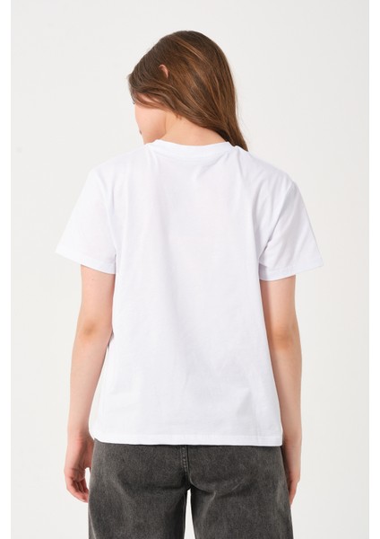 Owut Kadın Bisiklet Yaka Basic T-Shirt