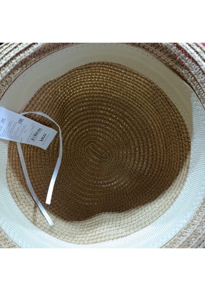 2 - 6 Yaş Kız Çocuk Hasır Fötr Şapka 2-6 Yaş Krem indirimleri