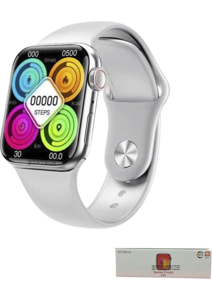 Series 9 Mini Gps/nfc/siri Destekli 41 mm Amoled Ekran Watch 9 Mini Akıllı Saat