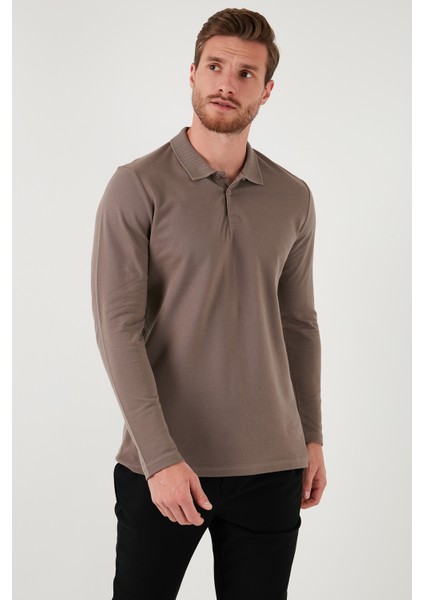 % 100 Pamuk Slim Fit Polo Yaka Sweat Erkek Sweat 5905707 fırsatları