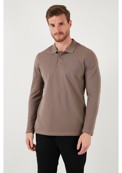 % 100 Pamuk Slim Fit Polo Yaka Sweat Erkek Sweat 5905707 indirimleri