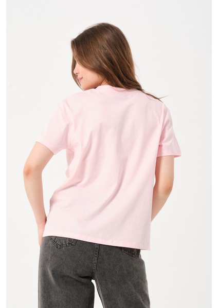 Owut Kadın Bisiklet Yaka Basic T-Shirt