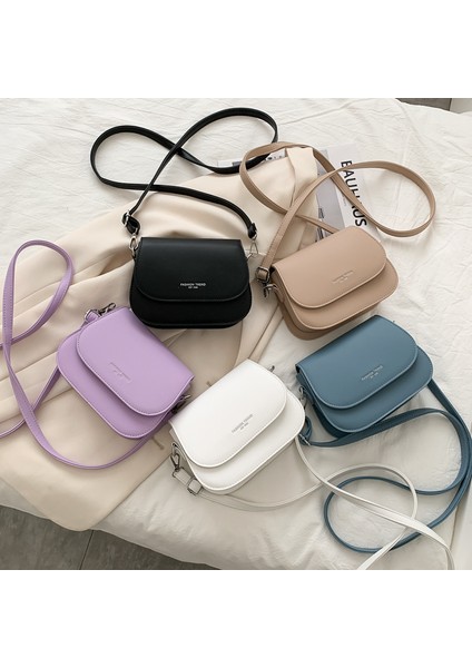 Eyer Çantası Kadın Crossbody Çanta 2024 Yeni Moda Kız Yaz Basit Moda Trendi Yabancı Stil Tek Omuz Küçük Kadınlar Için Çanta (Yurt Dışından)