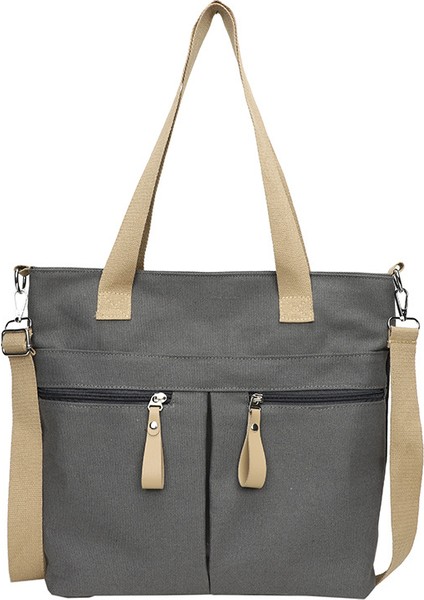 Tembel Tarzı Büyük Kapasiteli Çanta Kadın Yeni Kore Tarzı Moda Basit Omuz Çantası Rahat Hafif Çok Yönlü Crossbody Çanta (Yurt Dışından)