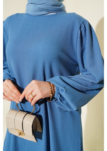 Kadın Indigo Tunik Pantolon Alt Üst Takım 6663 modelleri