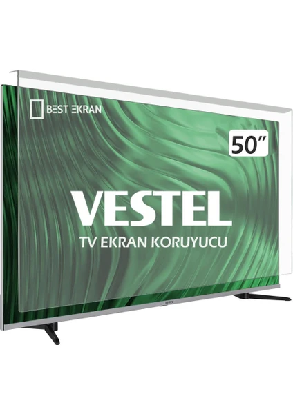 Best Ekran  Vestel 50QA9700 Tv Ekran Koruyucu - Vestel 50" Inç 126 cm Ekran Koruyucu