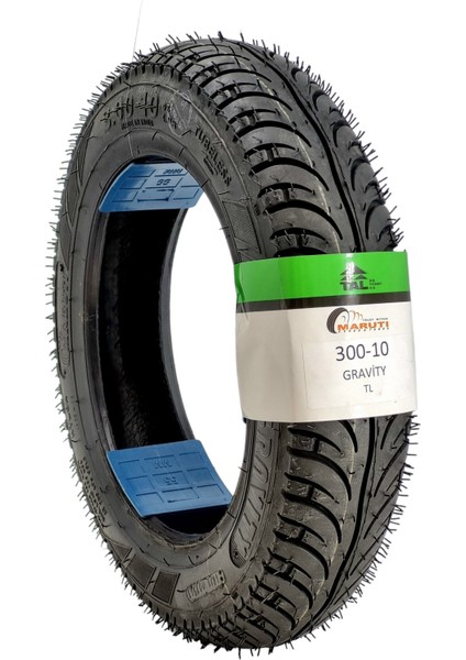 Maruti Tyres 300-10 Tl (Tubeless - Dubleks) Elektrikli Motosiklet Lastiği Gravity