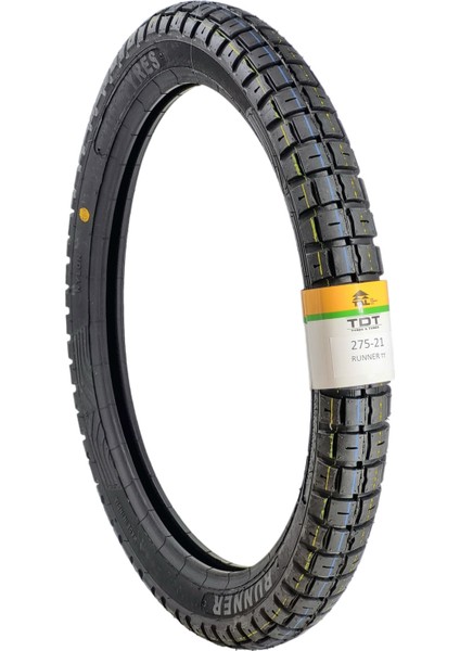 Tdt Tyres 275-21 Tt (Tubetype/ Iç Lastikli Tip) Motosiklet Lastiği RUNNER06