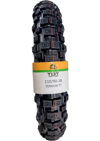 Tdt Tyres 110/90-18 Tt (Tubetype/ Iç Lastikli Tip) Motorsiklet Lastiği TERRAİN13