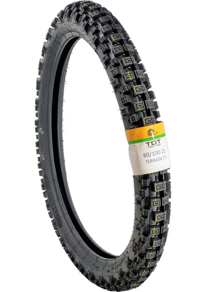 Tyres 80/100-21 Tt (Tubetype - Iç Lastikli Tip) Enduro Ön Lastik TERRAİN1B