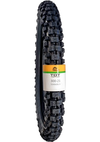 Tyres 300-21 Tt (Tubetype - Iç Lastikli Tip) Enduro Ön Lastik TERRAİN3B