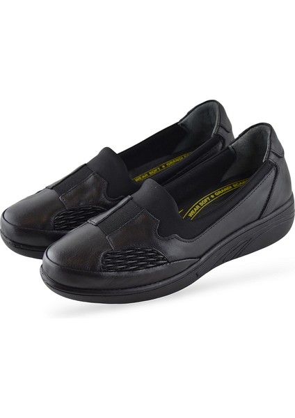 4217 Tam Ortopedik Taban Günlük Deri Kadın Ayakkabı Anne Ayakkabısı modelleri