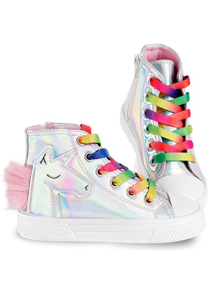 Kız Çocuk Unicorn Hologramlı Kız Sneakers fiyatları