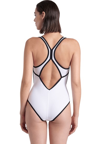 Profile Swimsuitalyv Back Kadın Beyaz Yüzücü Mayosu 006643150 fiyatları