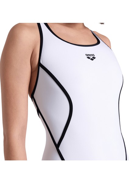 Profile Swimsuitalyv Back Kadın Beyaz Yüzücü Mayosu 006643150 fırsatları