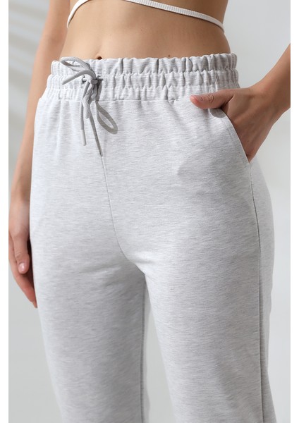 Kompak Penye Likralı Esnek Yumuşak Dokulu Paçası Lastikli Eşofman Altı 21633 Karmelanj modelleri