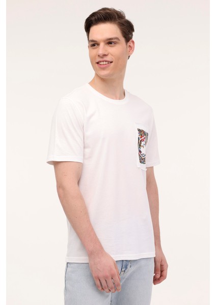 ml Fızzy 11ID343-072 4fx Beyaz Erkek Kısa Kol T-Shirt