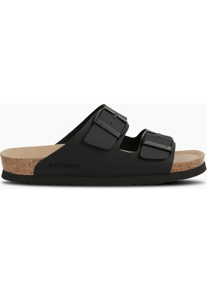 Kadın Terlik Hawaıı G104363 Genuins Vegan Black